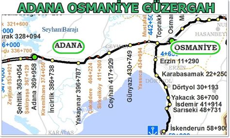 adana osmaniye tren seferleri